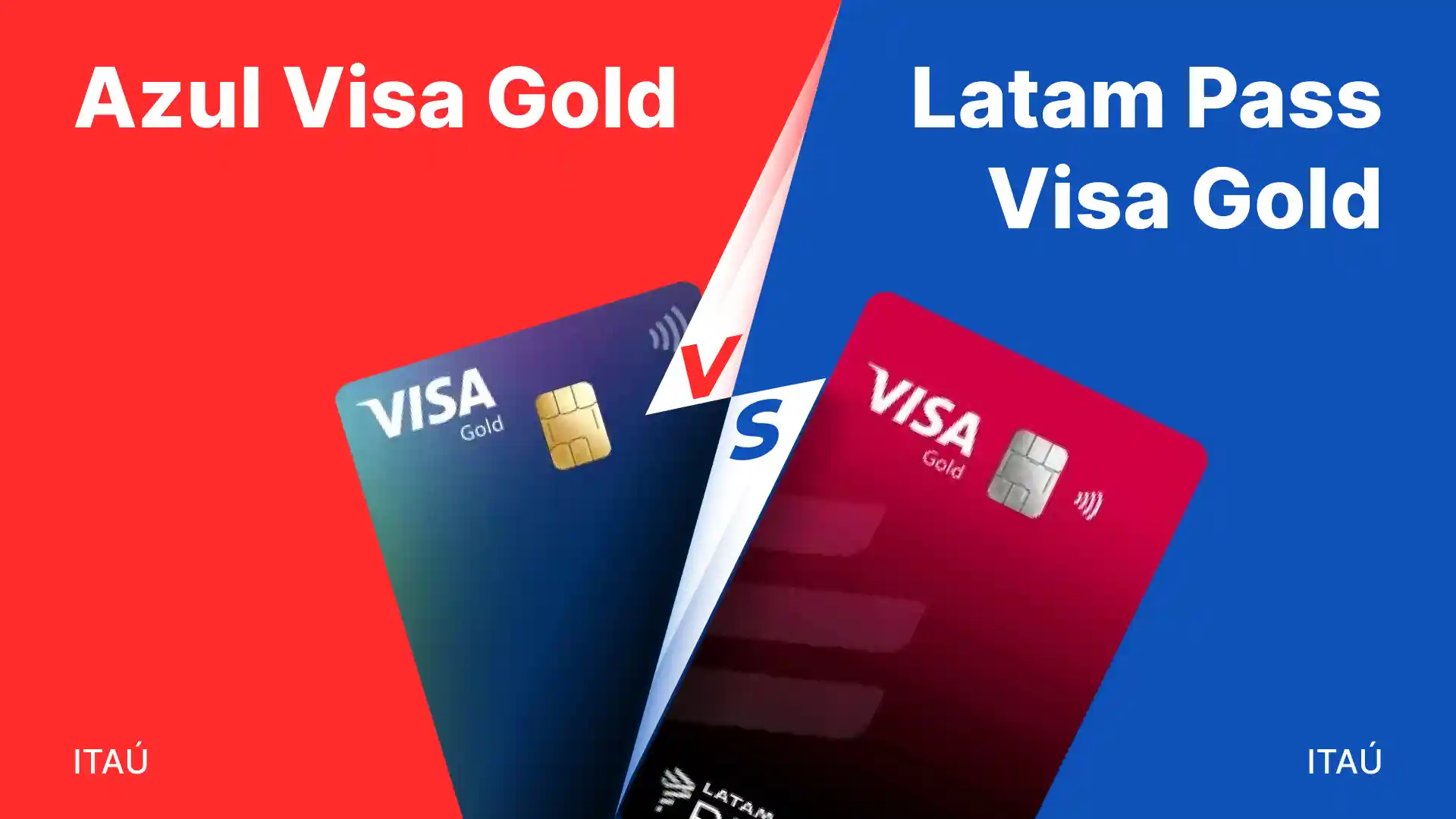 Comparativo: Azul Itau vs Itau Latam