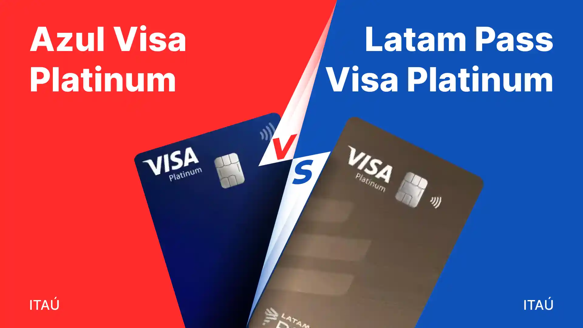 Comparativo: Azul Itau vs Itau Latam