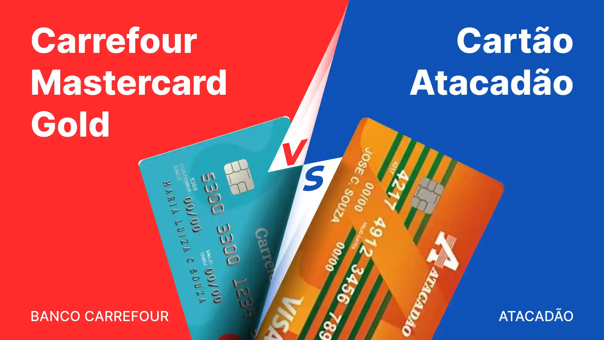Comparativo: Carrefour Mastercard vs Cartao Atacadao