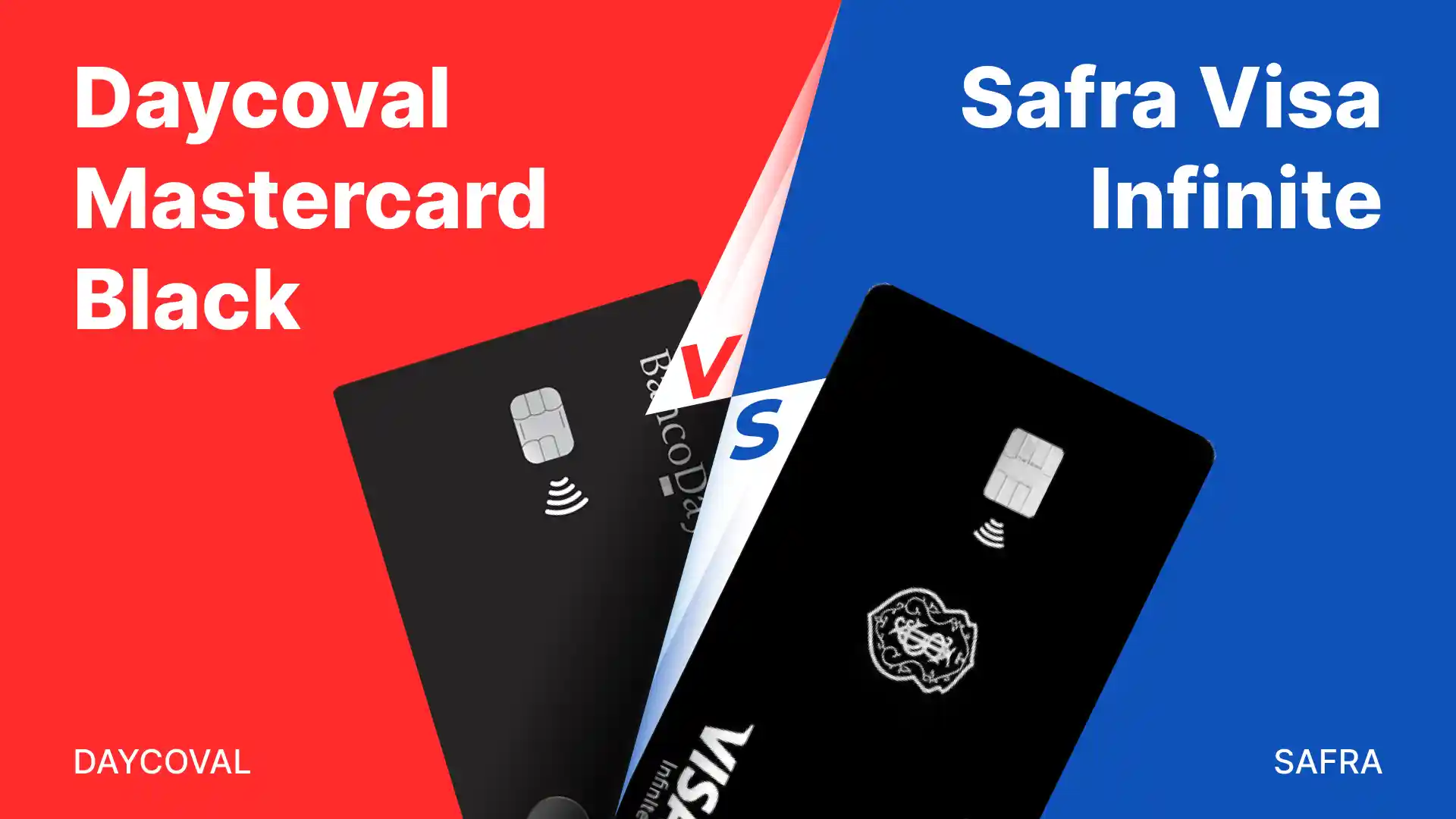 Comparativo: Daycoval Mastercard vs Safra Visa