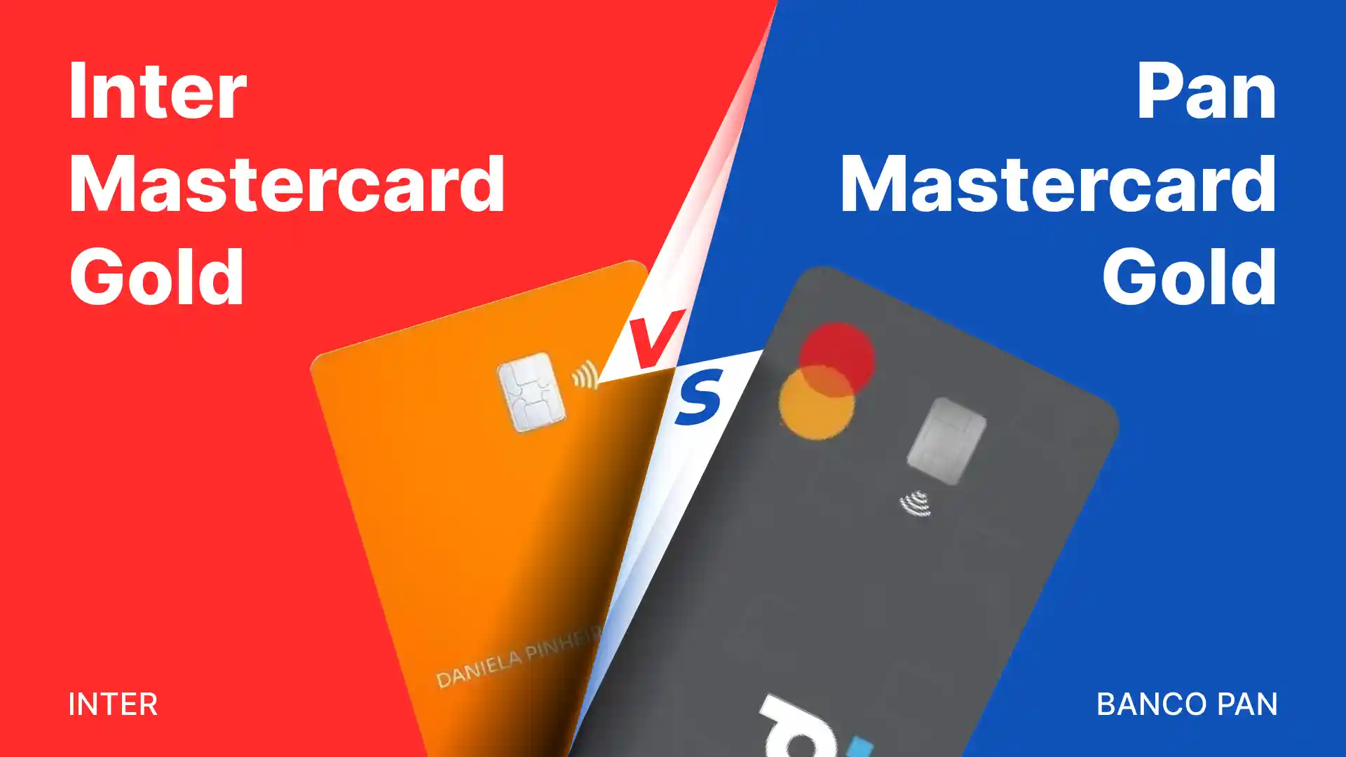 Comparativo: Inter Mastercard vs Pan Mastercard