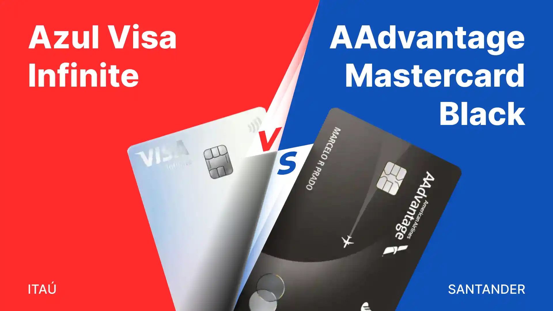 Comparativo: Itau Azul vs Santander Aadvantage