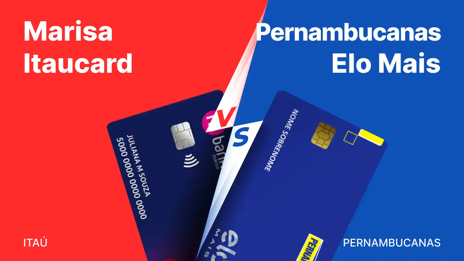 Comparativo: Marisa Itaucard vs Pernambucanas Elo