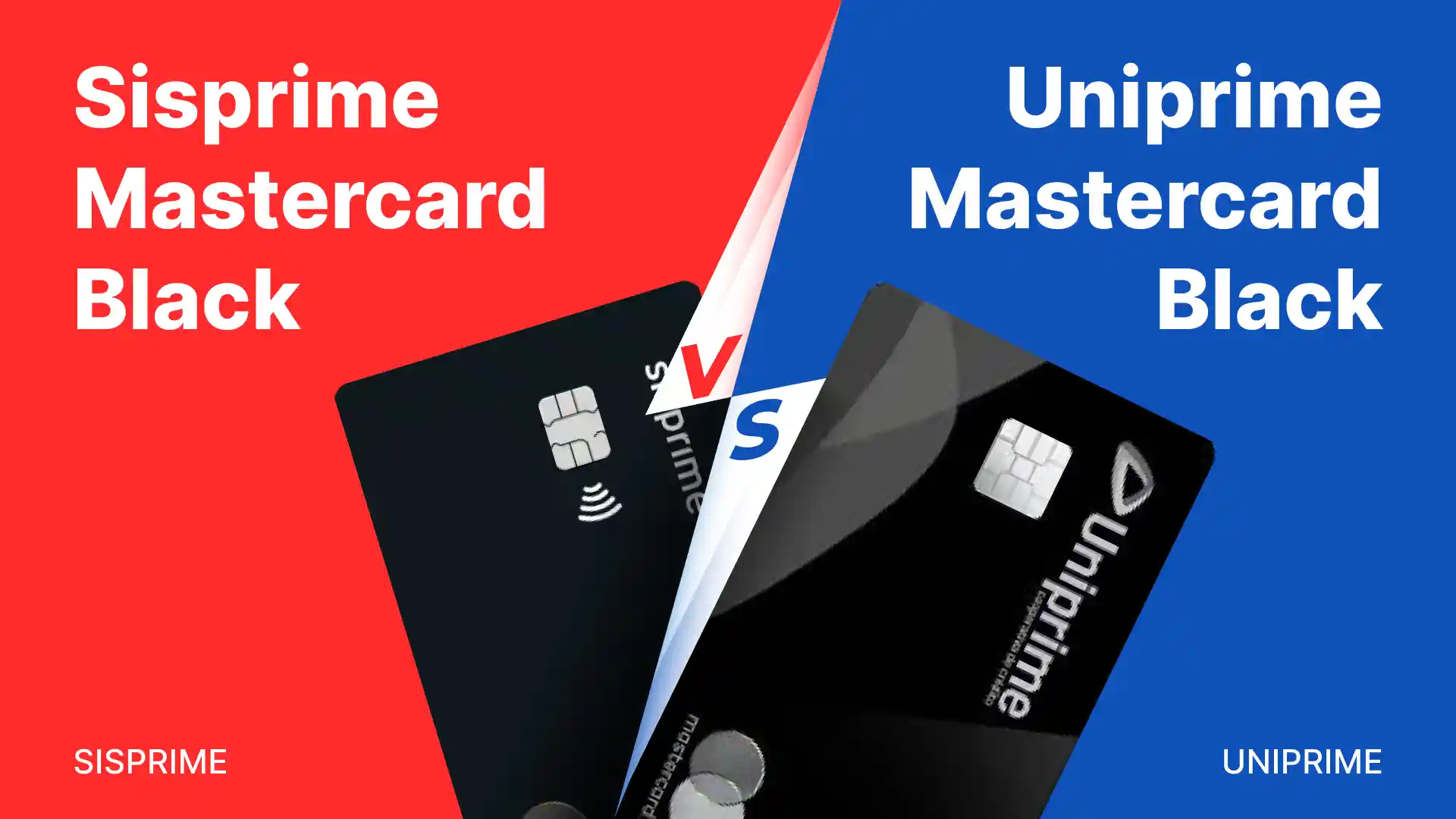 Comparativo: Sisprime Mastercard vs Uniprime Mastercard